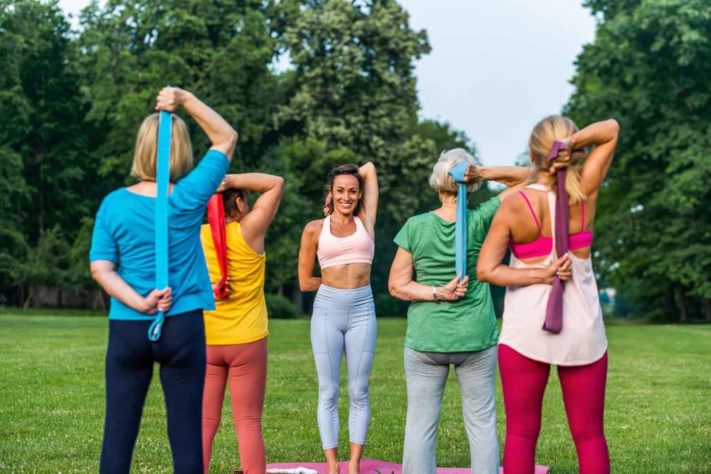 yoga straps for stretching and flexibility